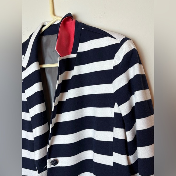GAP Navy and White Striped Blazer - Picture 4 of 13